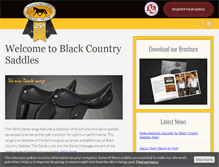 Tablet Screenshot of blackcountrysaddles.com